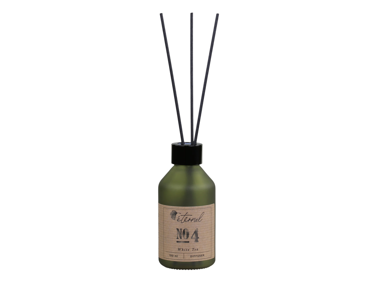 Éternel Duft Diffuser m. 8 sticks No. 4, 150 ml White Tea, findes også i duften Jasmine Dreams - vegansk