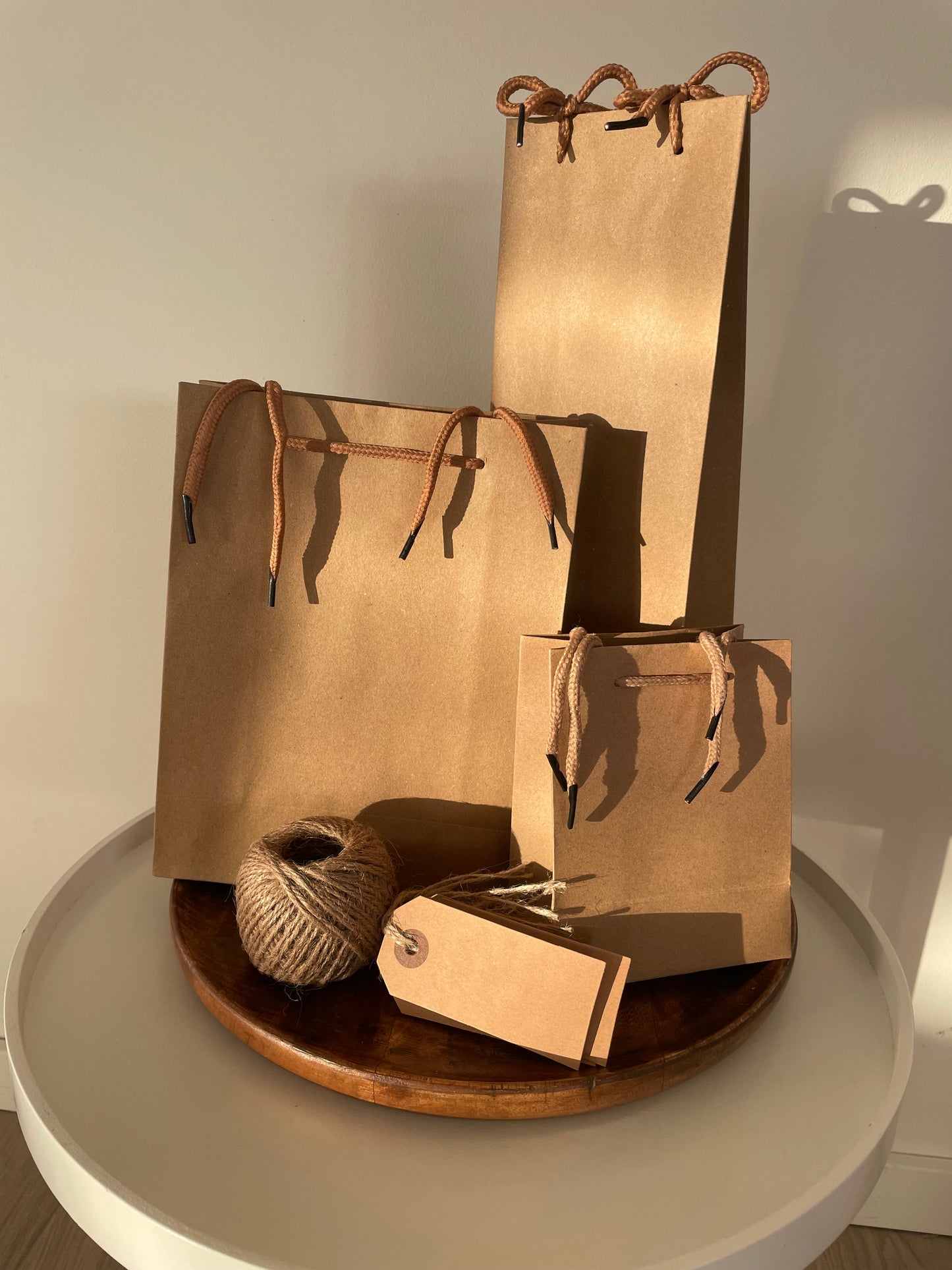 Gavepose til vin el. lign. 36x12x8 cm.